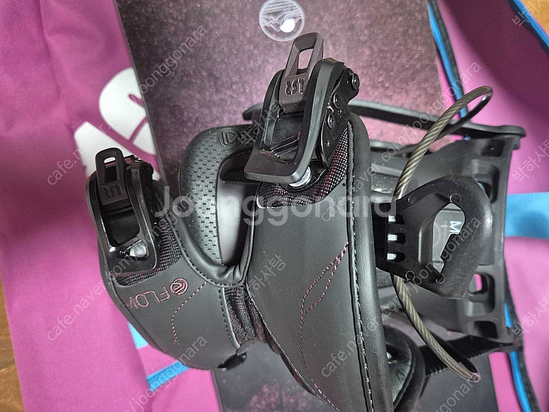 스노우보드셋트) 버튼 필굿 여성용 데크&바인딩--2